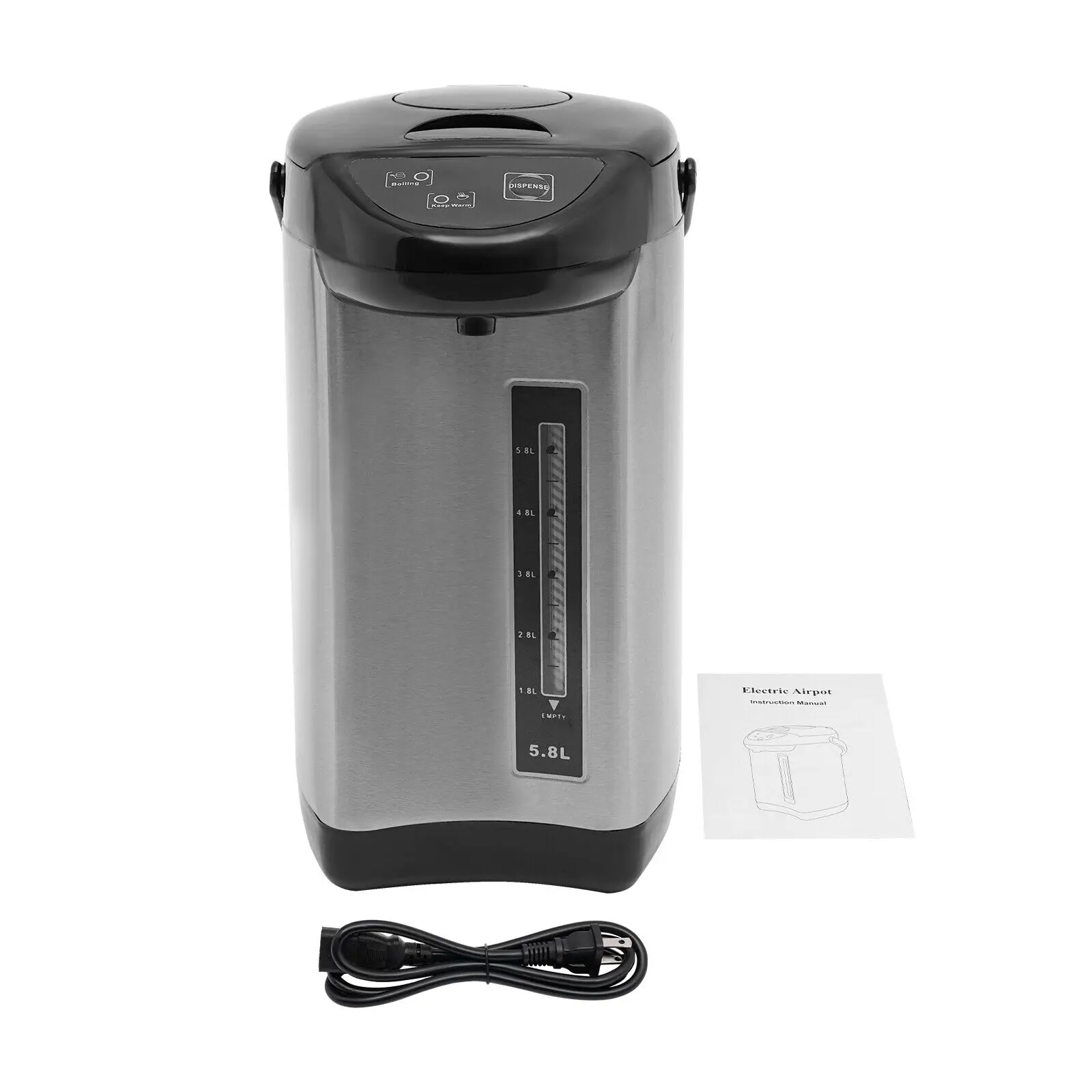 Water Boiler & Warmer, 304 Stainless Steel Removable Water Tank, Electric Kettle