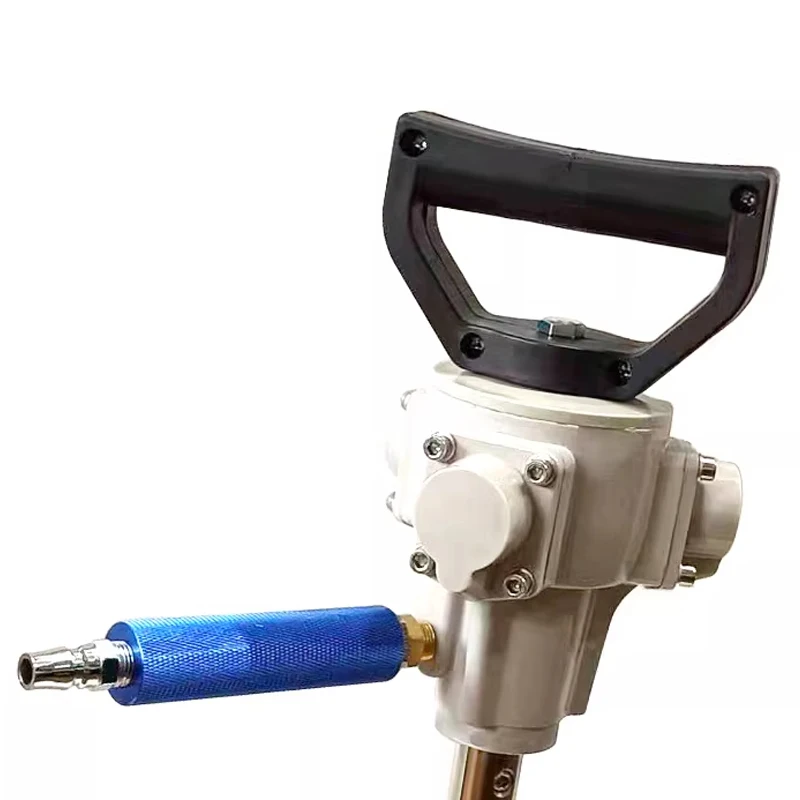Pneumatic 5-gallon Paint Mixer, Dye and Adhesive Mixer, Portable Stainless Steel 6-8KG Pressure Mixer Feed Mixing