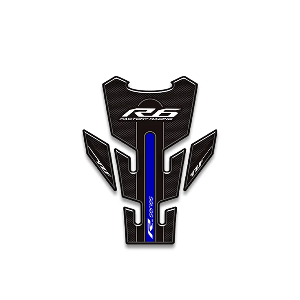For YAMAHA YZF-R6 YZF R6 YZFR6 Motorcycle Tank Pad Grips Side Gas Fuel Oil Kit Knee Protector 3D Stickers 2008 -2016