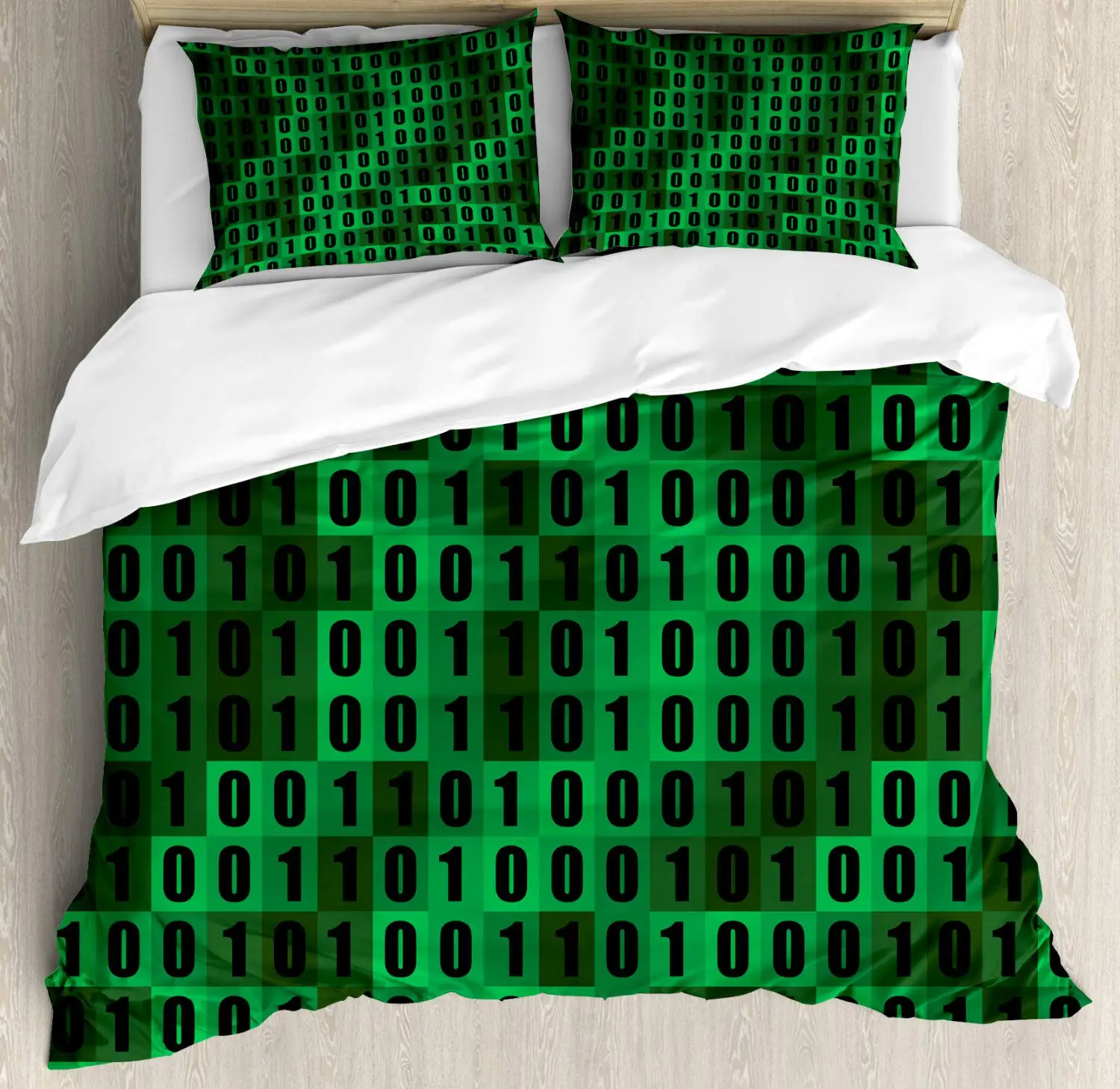 What Is a Data Quilt and Why Programmers Are Choosing This Binary-Print Bedding Set