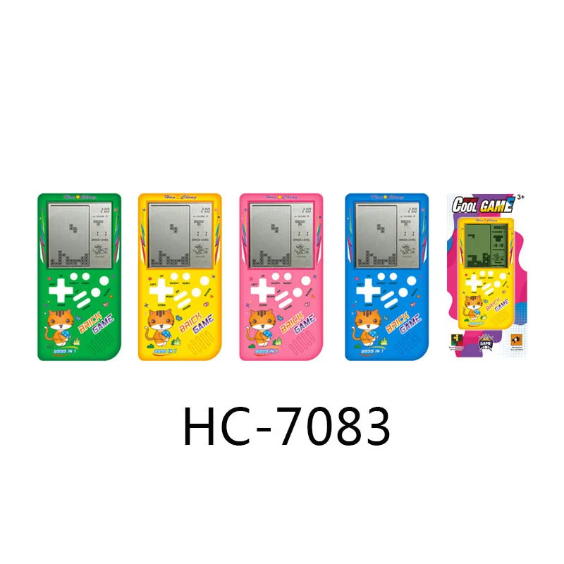 Mini Portable Retro Handheld Console Children Classic Pocket Nostalgic Play BRICK Game Machine Educational Toys Puzzle Game