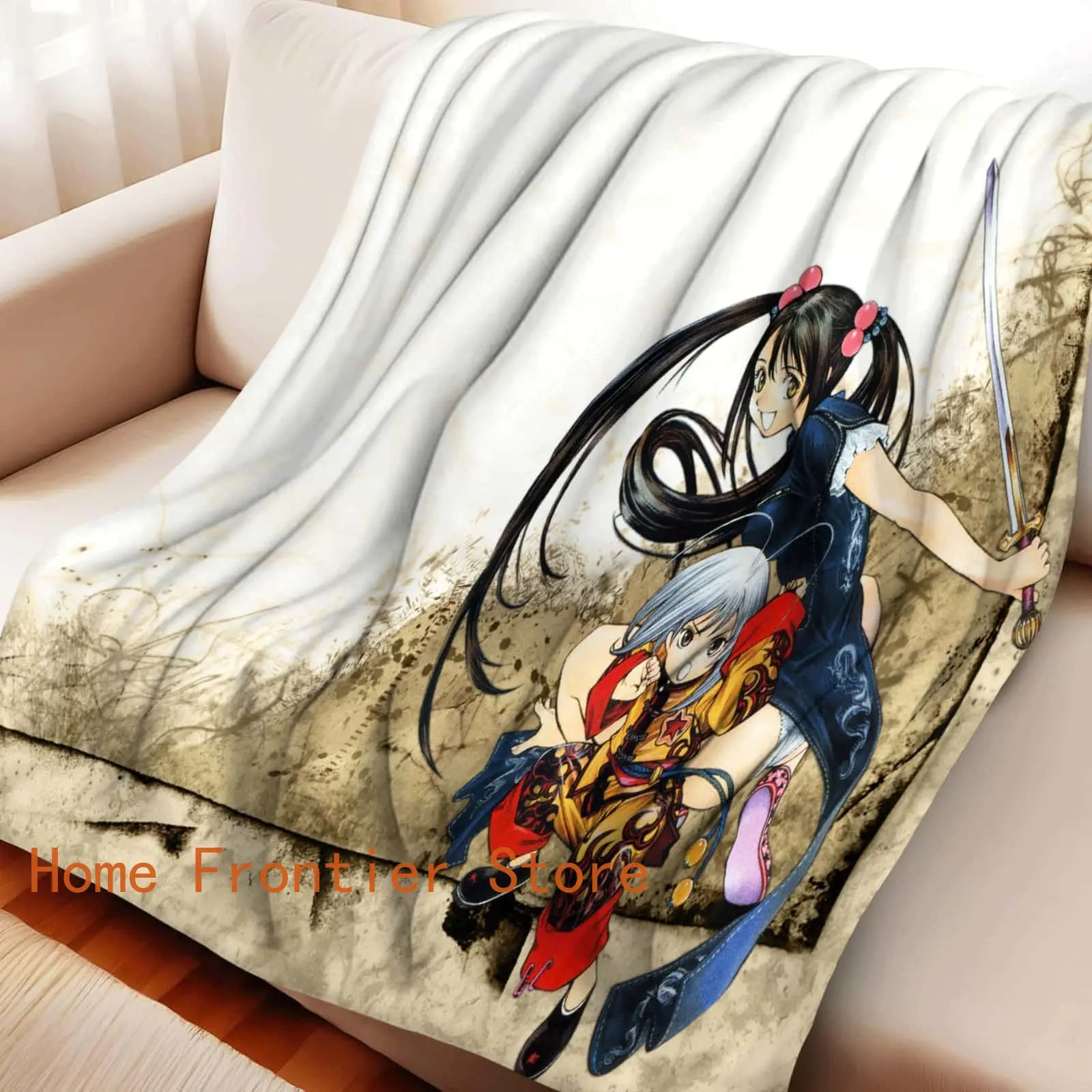 

Christmas Gift Flannel Blanket Cute Cartoon Print Thicken Double Sided Cozy Blanket for Travel Camping Bedroom Non Fade Printing