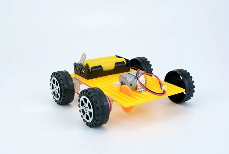 Flat car model science experiment textbook supporting experimental material mechanics technology small production car toy