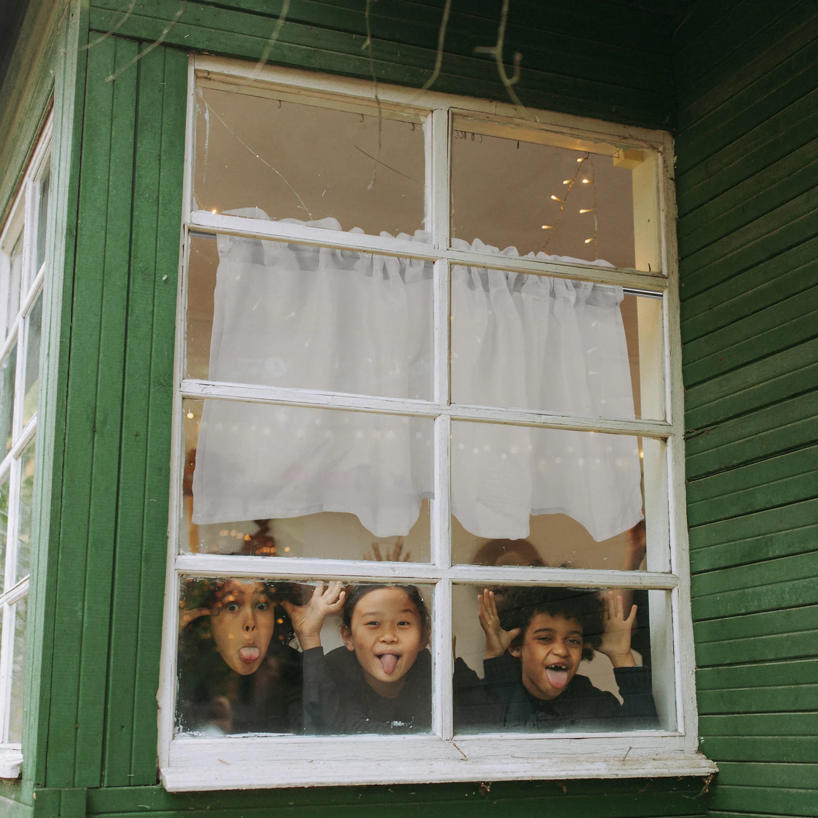 

1Pcs Simple Style Drape Practical Window Accessory Dense Texture Privacy Protection Infant Room Basement Bedroom Living Room