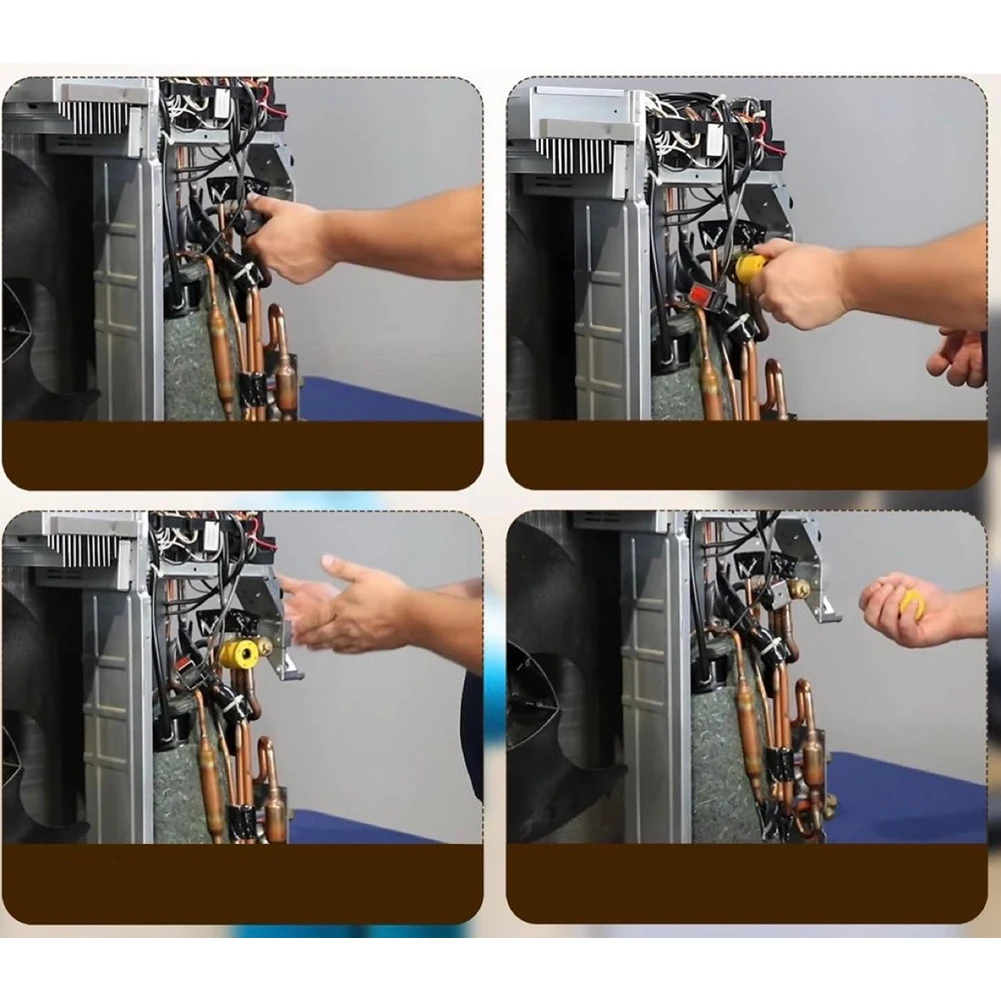 Testador de rotação da bomba de circulação de aquecimento com kit abridor de válvula solenóide abertura ar condicionado detector queimador de combustível kit