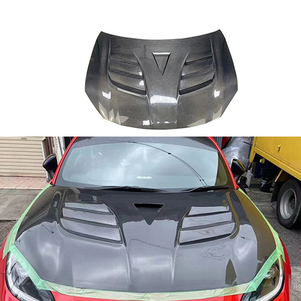 

Carbon Fiber Fibre Front Front Engine Hood Bonnet Vented For Toyota GR86 Subaru BRZ 2021-2023