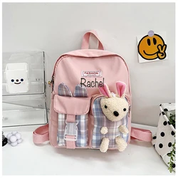 Customized Name Cute Children's Boys and Girls Shoulder Bag Cartoon Fashion Children's Backpack Kindergarten Student Travel Bag