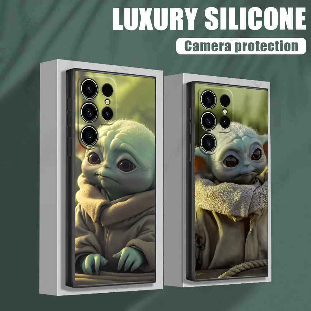 

Yodas Groots Baby Phone Case for Samsung Galaxy S26 S25 Ultra S24 S23 Ultra S22 Plus S21 5G S20 S21 FE S26 Ultra S25 Cover Funda