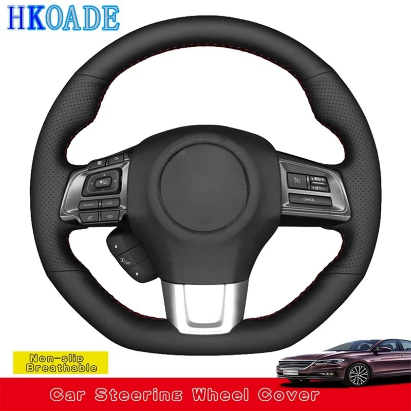 

Customize DIY Micro Fiber Leather Car Steering Wheel Cover For Subaru WRX (STI) 2015-2019 Levorg 2015 2016-2019 Car Interior