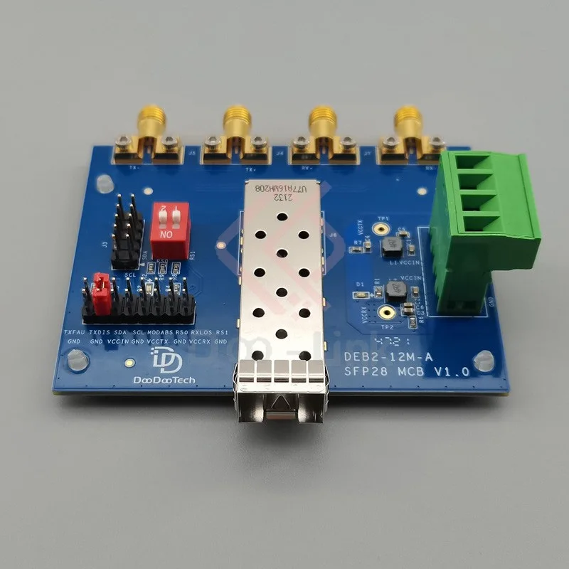 Scheda Di Test SFP28 Mcb Modulo Ottico 28G Scheda Di Valutazione Errori Dispositivo Scheda Di Test Schema Oculare Sfp Evb 5G