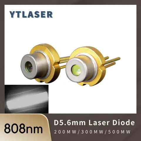 1/5/10PCS 808nm IR 레이저 모듈 보이지 않는 빛 D5.6mm 200mW 300mW 500mW 레이저 다이오드 실험실 DIY