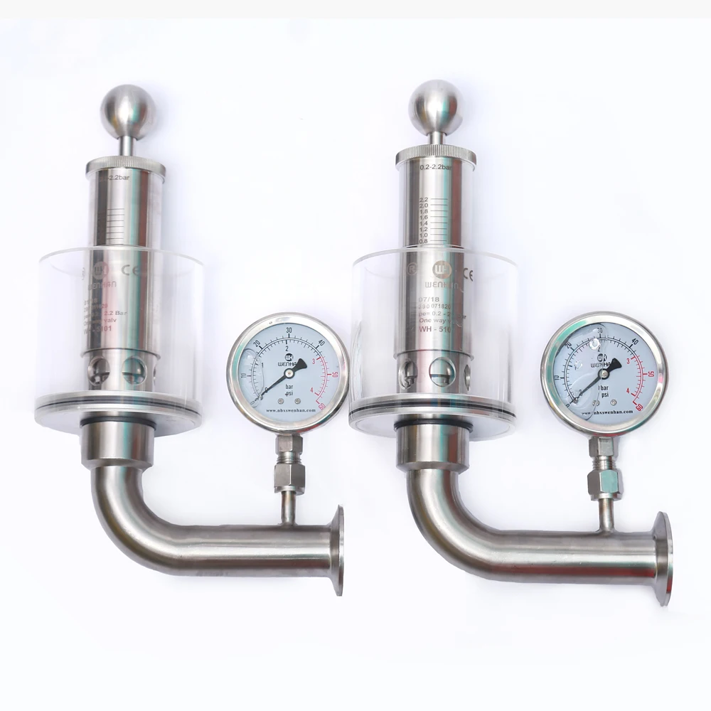 Stainless Steel sanitary bunging device exhaust valves air release