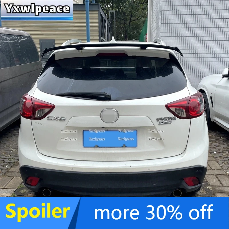 

For Mazda CX-5 CX-8 2013-2023 Universal Roof Spoiler High Quality ABS Material Rear Trunk Lip Wing Car Accessories