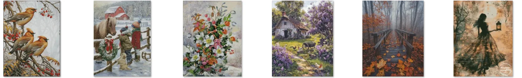 

Набор для вышивки крестом DIY Набор --Лонарики 64-81 Набор для вышивки крестом для украшения Новые поделки Ручная вышивка