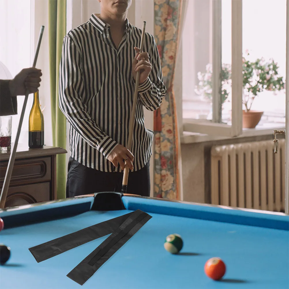 

Canvas Cue Container Billiard Supplies Portable Cue Bag Fine Details Reasonable Price Full Protection Sports Pool Stick Pouch