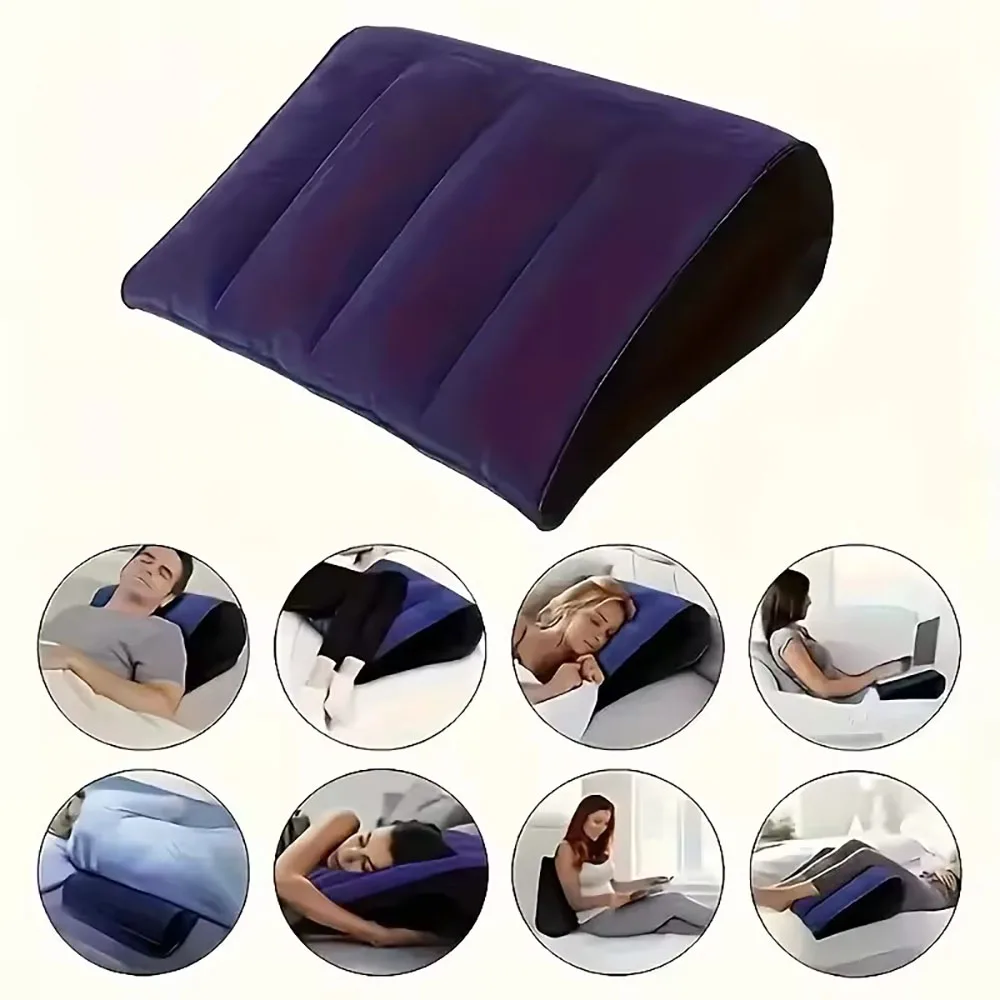 Wedge Pillow Triangle Cushion Exotic Funny Love Position Cushion Game Inflatable Magic Triangle Inflatable Pillow for Couples