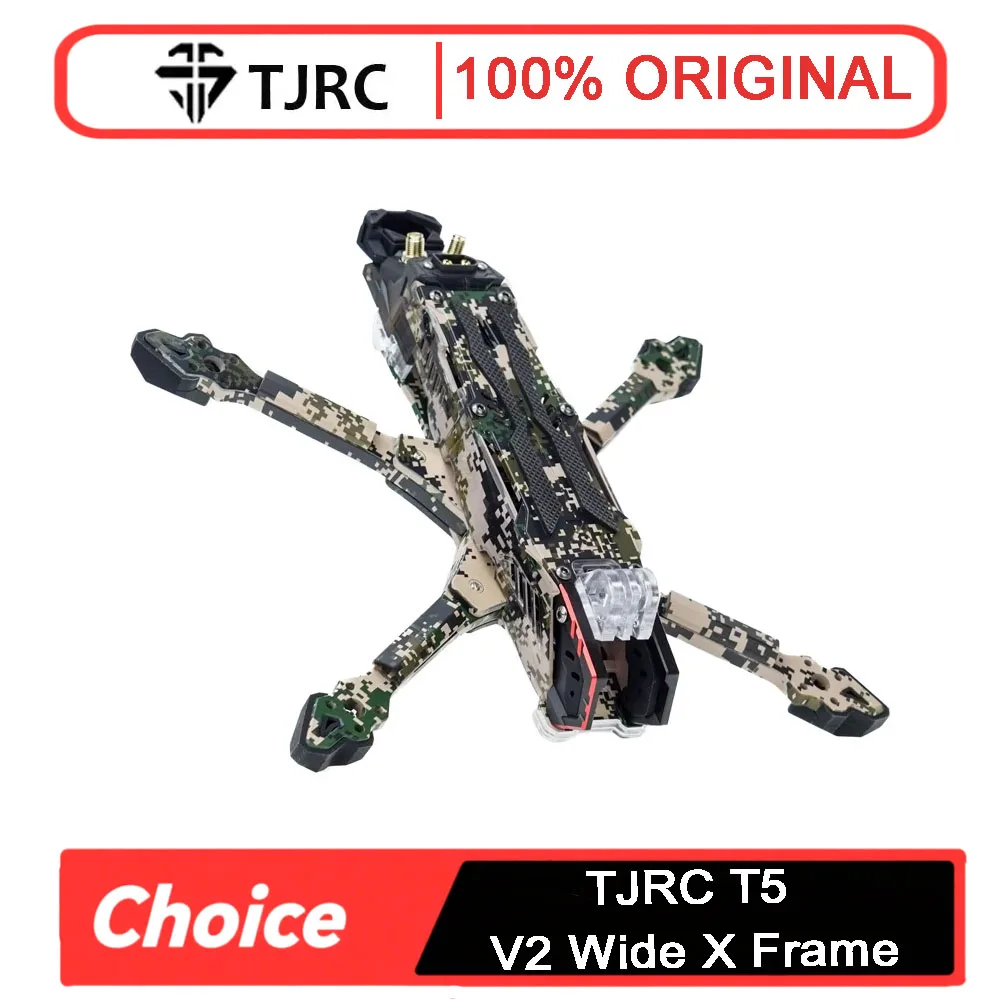 Zestaw ramy FPV TJRC T5 V2 Wide X 5 cali - kompatybilny z jednostką O4 Pro/O3 Air |   Dla dronów wyścigowych/freestyle