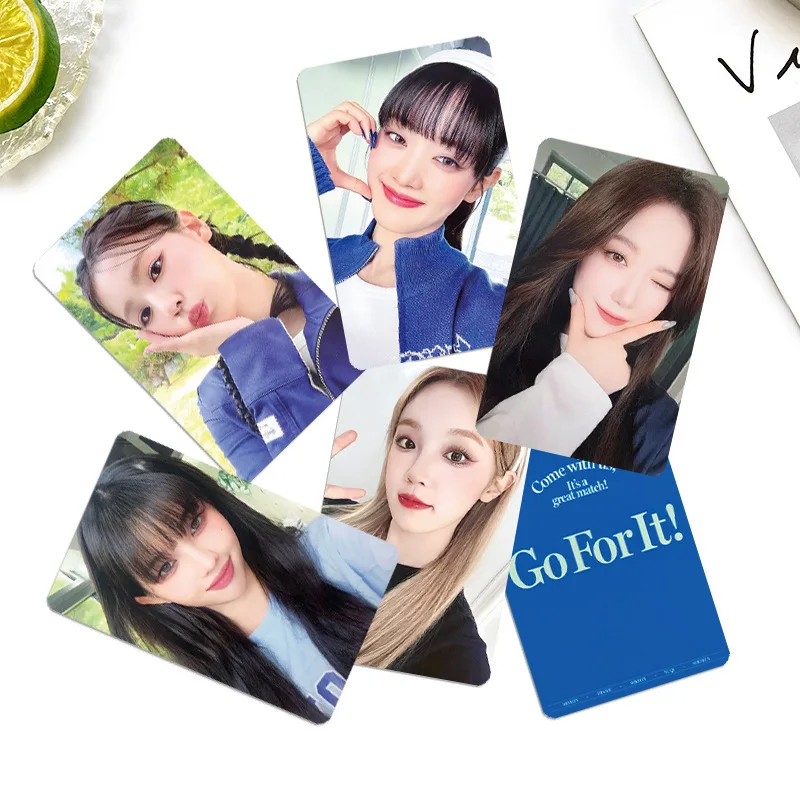 Cartes KPOP IDLE Go For It Selfie Druo, cartes photo mignonnes, cadeaux d'anniversaire Géry, YUQI ata yeon MINNIE, salutations de la saison 2024, ensemble de 5 pièces