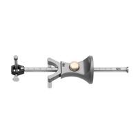HONGDUI Adjustable Precision Linear Arc Scriber Aluminium Alloy Woodworking Arc Scriber Parallel Line Drawing Tool