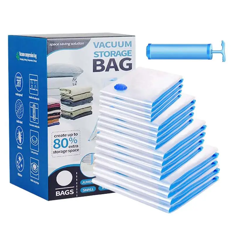 

Vacuum Storage Bags 20-piece set vacuum bag Lightweight Moving Bags, Compression Airtight Sealer Bags for Blankets and Comforter