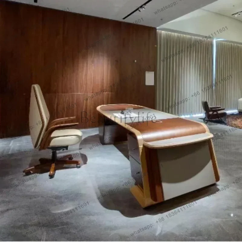 YJ Elegant and luxurious high end yacht design room offices office desks and workstations Room desks computer desk writing desk