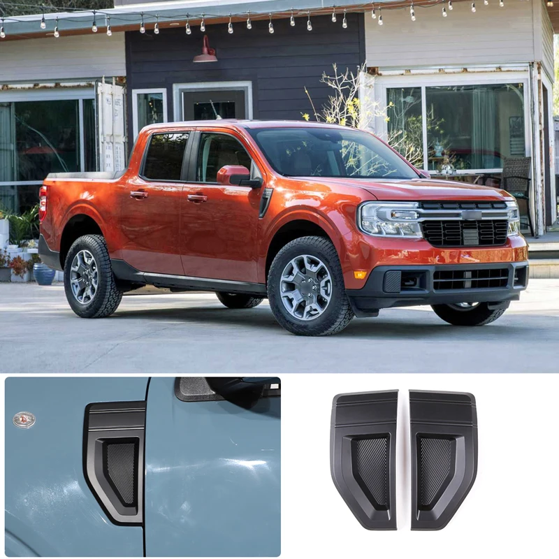 

For Ford Maverick Maverick 2022 2023 2024 side foliar patch spoiler body decorative patch ABS carbon fiber pattern 2pcs