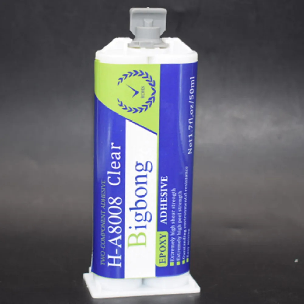 Bigbong Starker Epoxidkleber Klarer Dichtstoff AB-Kleber 50ml 1:1 Flüssiger Klebstoff 5 Minuten Transparentes Epoxidharz 2-Komponenten-Superklebstoff – Detail 9