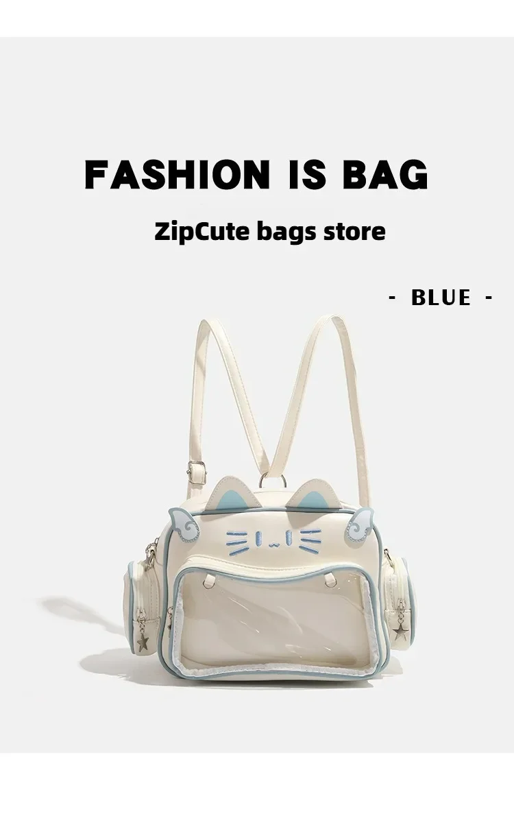Y2K Millennium Spice Girl Großraumige Cat Pain Tasche, Fünffarbig, Vielseitig, 2026 Neu, Bar Grain, Vielseitige Einzel-Schulter-Umhängetasche – Detail 13