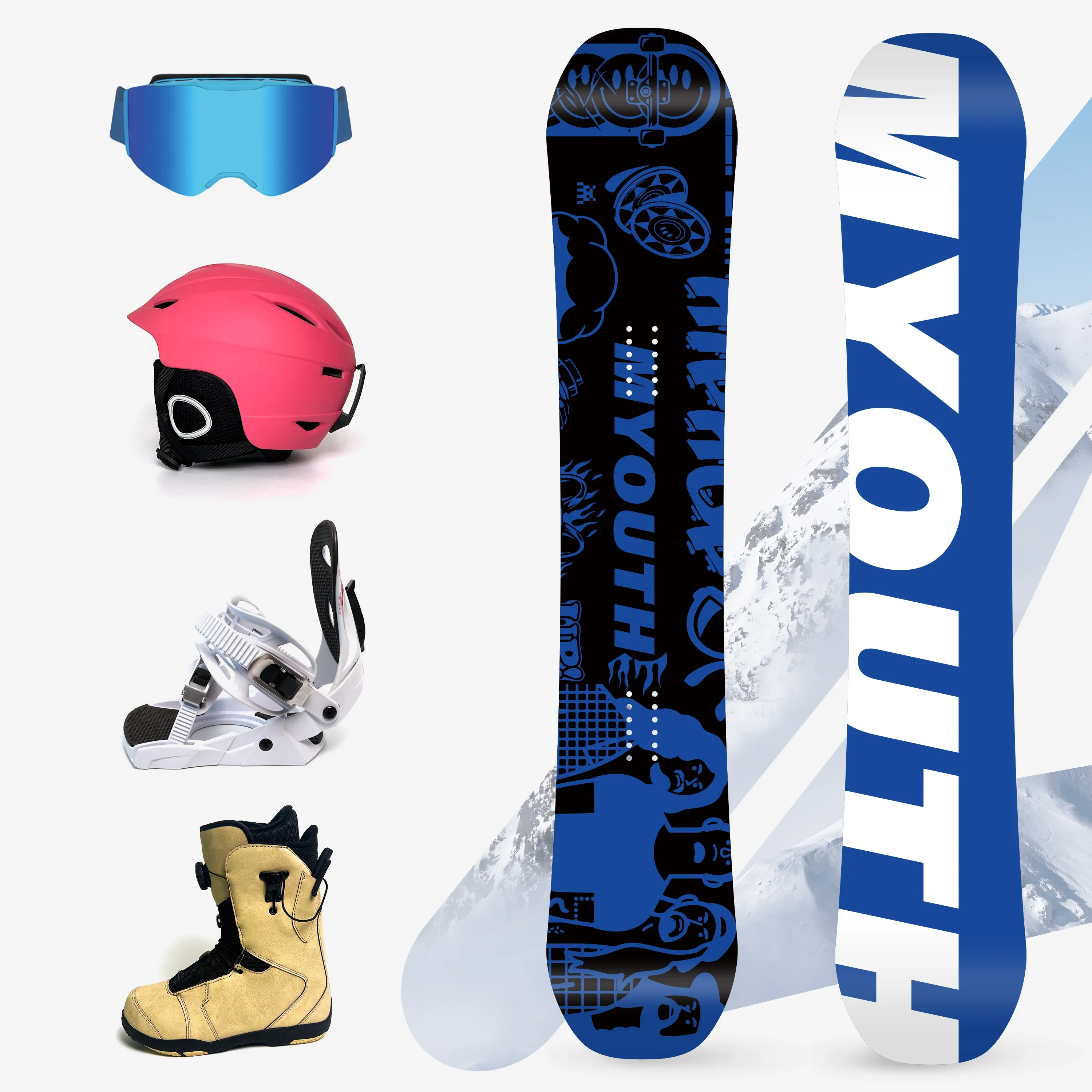 Made In China Cheap Freestyle All Mountain Park Carving Powder Snowboards Ski Equipment