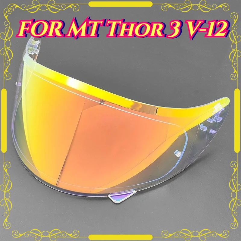 

Lens Replacement for MT Thor 3 V-12 Stinger UV Protection Scratch Resistant Dustproof Windproof Motorcycle Helmet Accessories