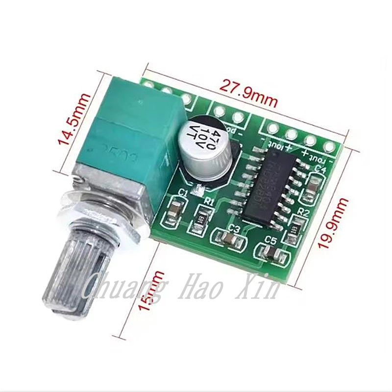 1 قطعة PAM8403 5 فولت مكبر الصوت مجلس 2 قناة 3 واط واط التحكم في مستوى الصوت/طاقة USB #2