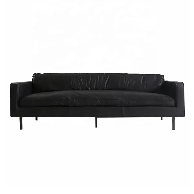 #Modern Simple Design Living Room Sofa Genuine Leather Sofa Cover Italy Style Sofa Couch