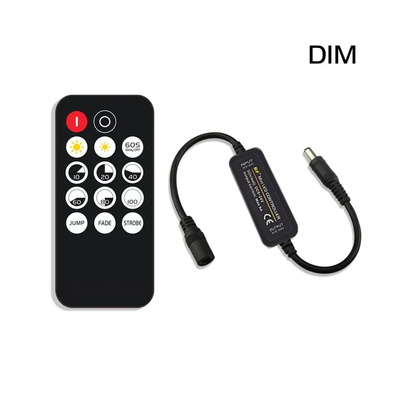 New LED  Mini RF Controller with 14 Keys Remote Control for Single Color / Double White / RGB / RGBW / RGB+CCT LED Strip Lights