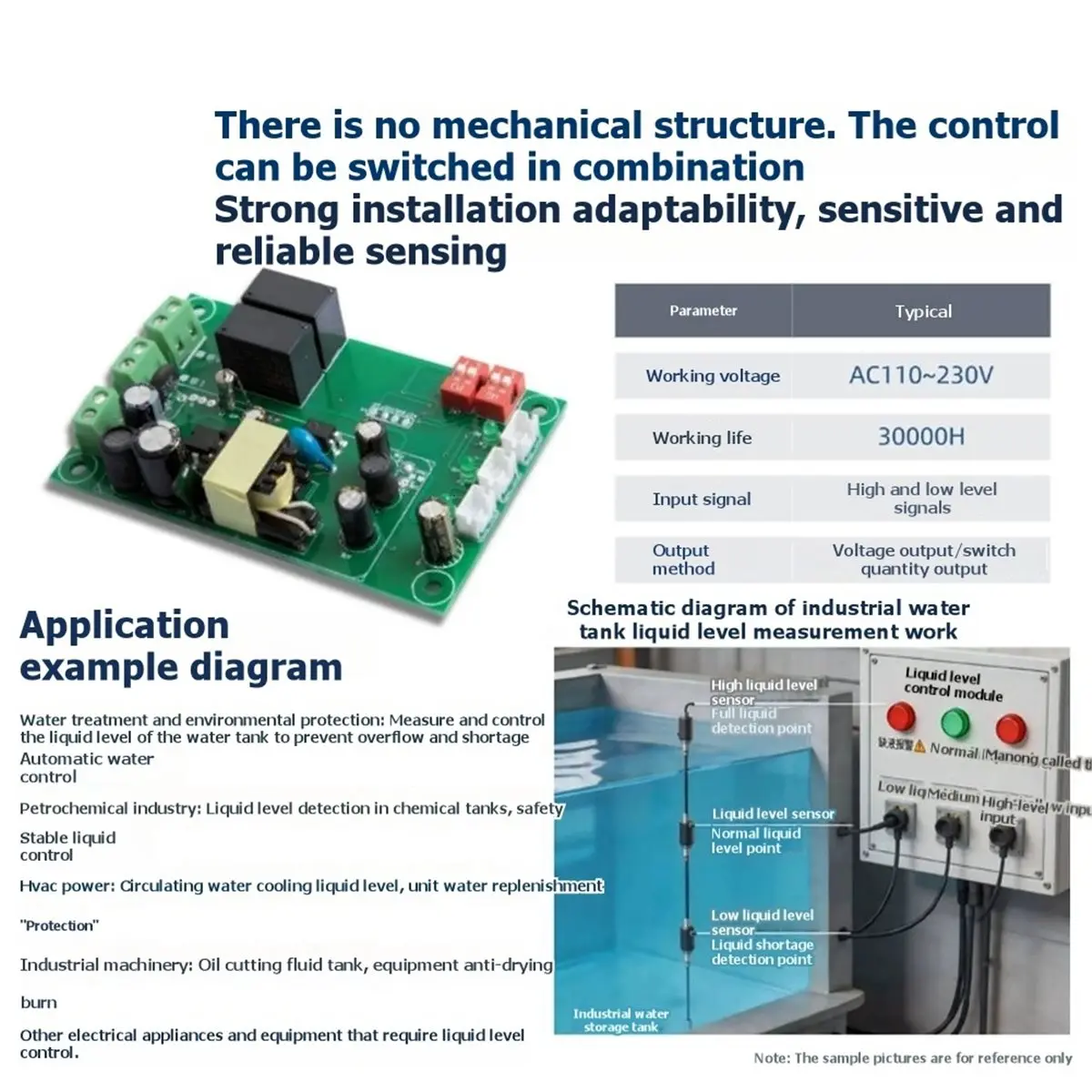 【50% OFF】Level Control Module, Water Tower, Well, Reservoir, Intelligent Water Level Detection Module for Pumping and Drainage