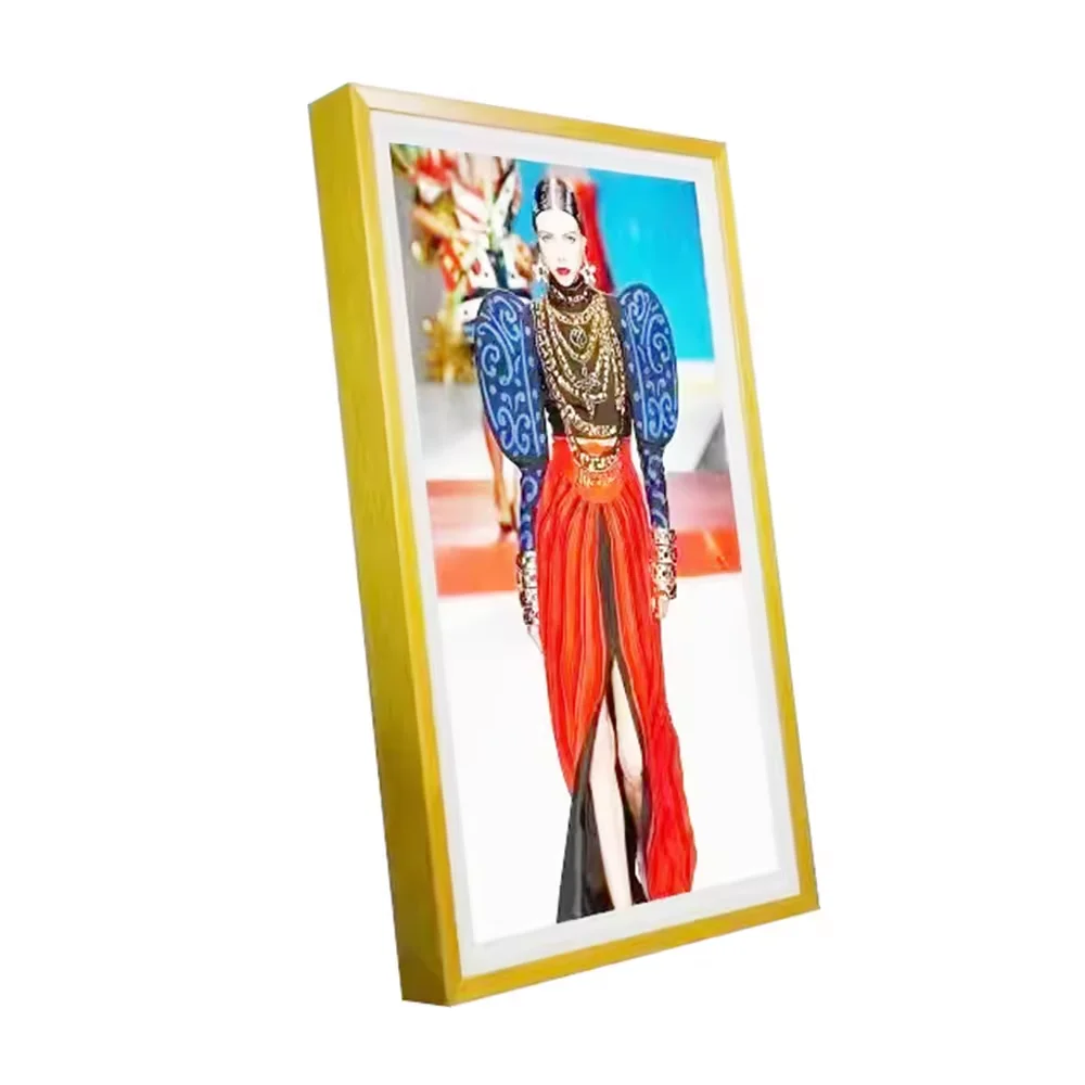 

32 43 Inch NFT Digital Frames Photo and Video Picture Wholesale Touch Lcd Wifi Wood Digital Photo Frame