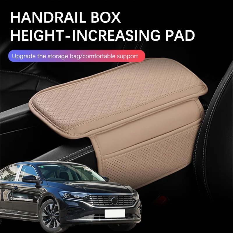 Для Volkswagen VW Passat 2006-2013 B7 B автомобильная подушка для подлокотника, защитный чехол для центральной консоли, авто подлокотник, коврик для хранения, карман Для Volkswagen VW Passat 2006-2013 B7 B автомобильная подушка для подлокотника, защитный чехол для центральной консоли, авто подлокотник, коврик для хранения, карман