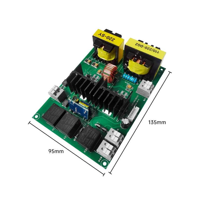 FanYingSonic 100W Digital Display Circuit Board With 40KHz Transducer For Ultrasonic Generator Parts PCB Driver Boards