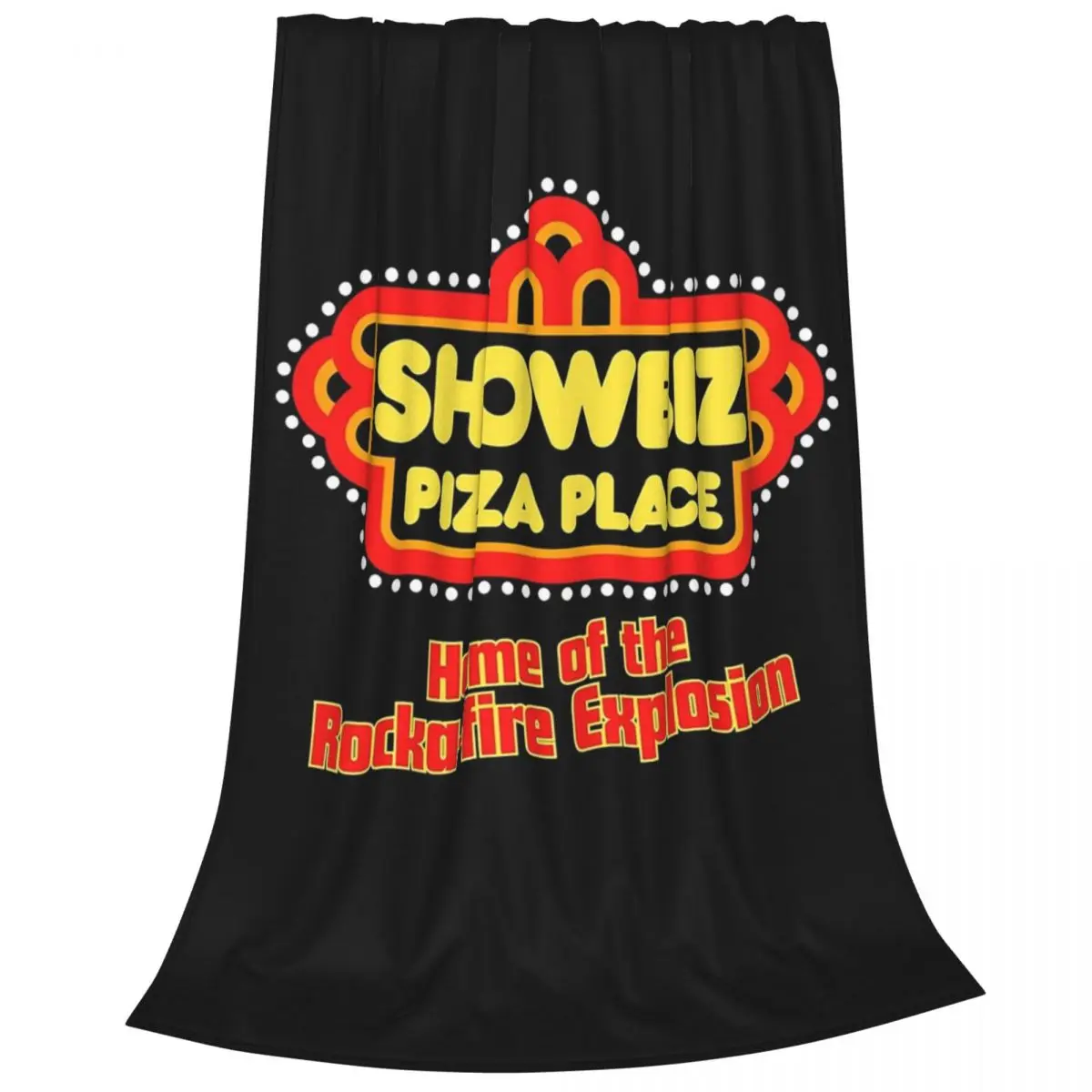 Showbiz Pizza Place Retro Restaurant Design Blankets Fleece Sofa Throw Blankets For Couch Bedding Office Throws Bedspread Quilt