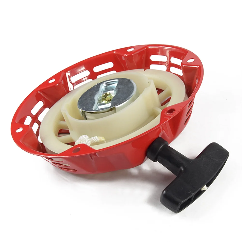

1Pcs Durable Gas Generator Engine Start Pulling Starter for Electric Generators Made from Premium Plastic and Iron Red