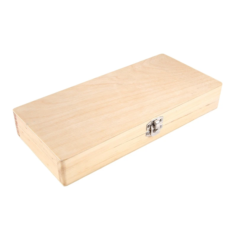 Wooden Slide Storage Box, Holds 50 Slides, Microscope Slide Box Easy Install Easy To Use