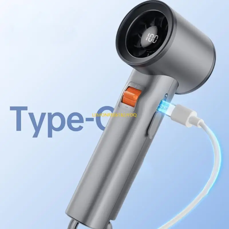 M7DF Modieuze LED -display Koelventilator Portable Oplaadbare 3000 mAh Batterijventilator Miniatuur Airconditioner voor