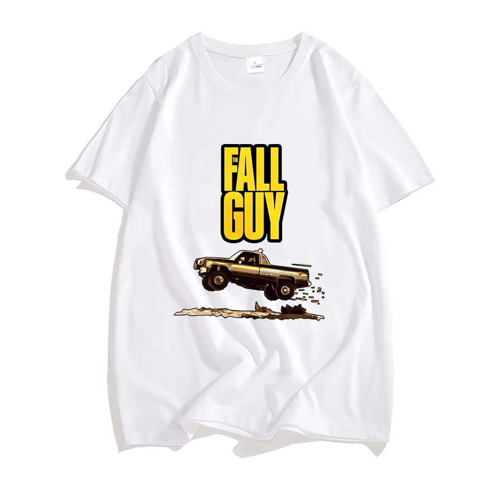 The Fall Guy Movie T-shirts Short Sleeve Cotton Men/Women Tee-shirt Ropa Hombre Hip Hop Streetwear Casual Summer O-neck Tees Top