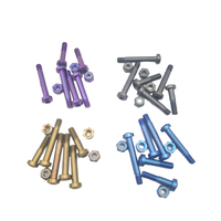 Reduced Tolerance Titanium Bolt Sets For Surron Light Bee X Motorcycle Accessories Triangle Linkage Titanium Screw For Parts