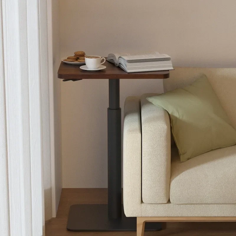 Light luxury high-end side table, pneumatic lifting table, small table by the bed, adjustable corner table, small coffee table