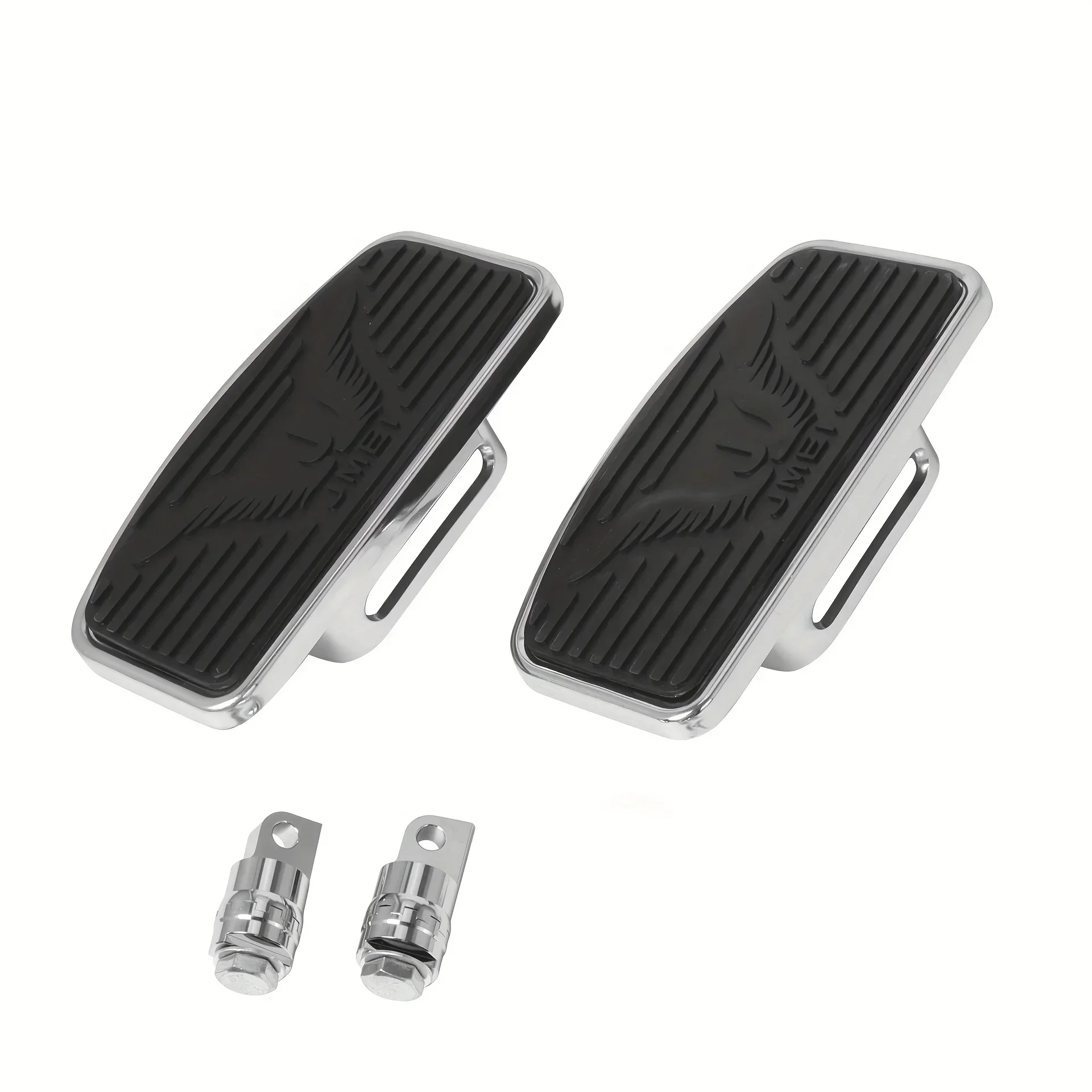 

360° Adjustable Aluminum Foot Pegs for Dyna Motorcycles - Heavy-Duty Front & Rear Rider Pedals