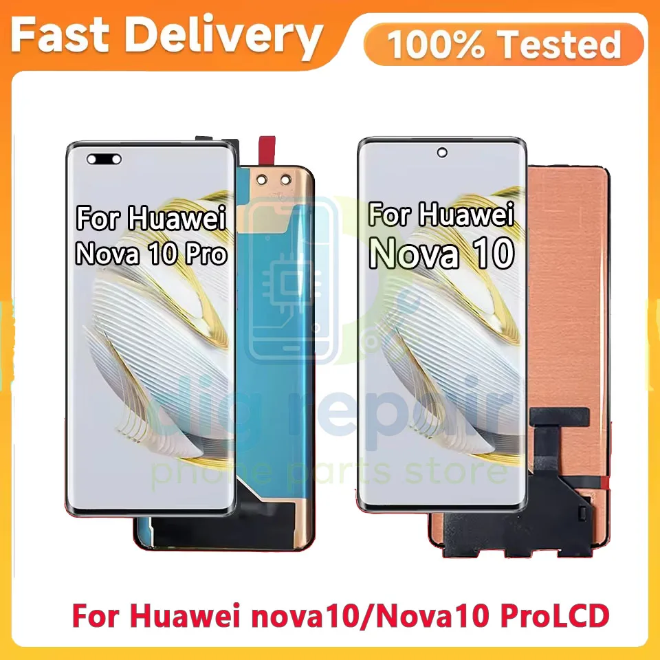 nova-10-pro-10pro-gla-al00用amoledディスプレイフレーム-huawei-nova-10-lcd-nco-al00用ディスプレイタッチスクリーンデジタイザー