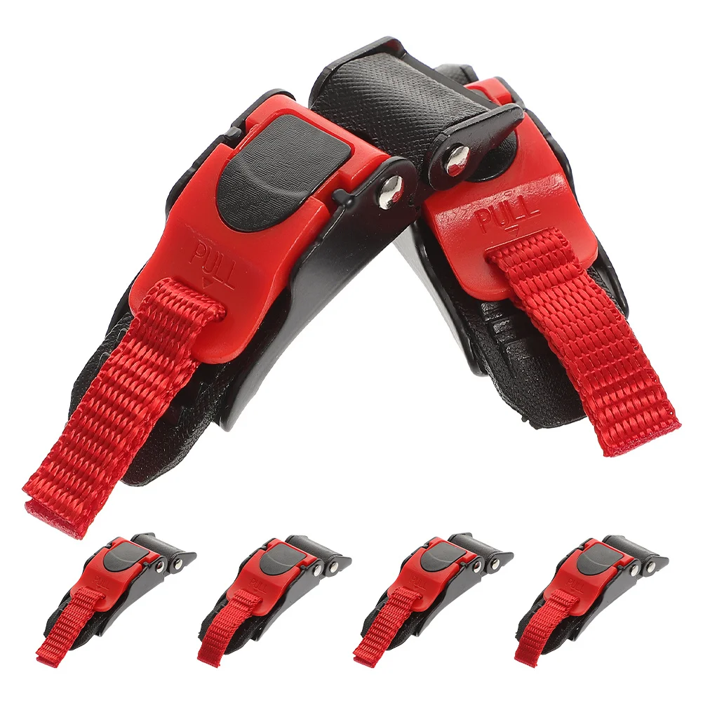 

6Pcs Motorcycle Chin Strap Buckle Secure Locking Mechanism Comfort Fit for Electric Helmets Motorcycle Chin Strap Buckle