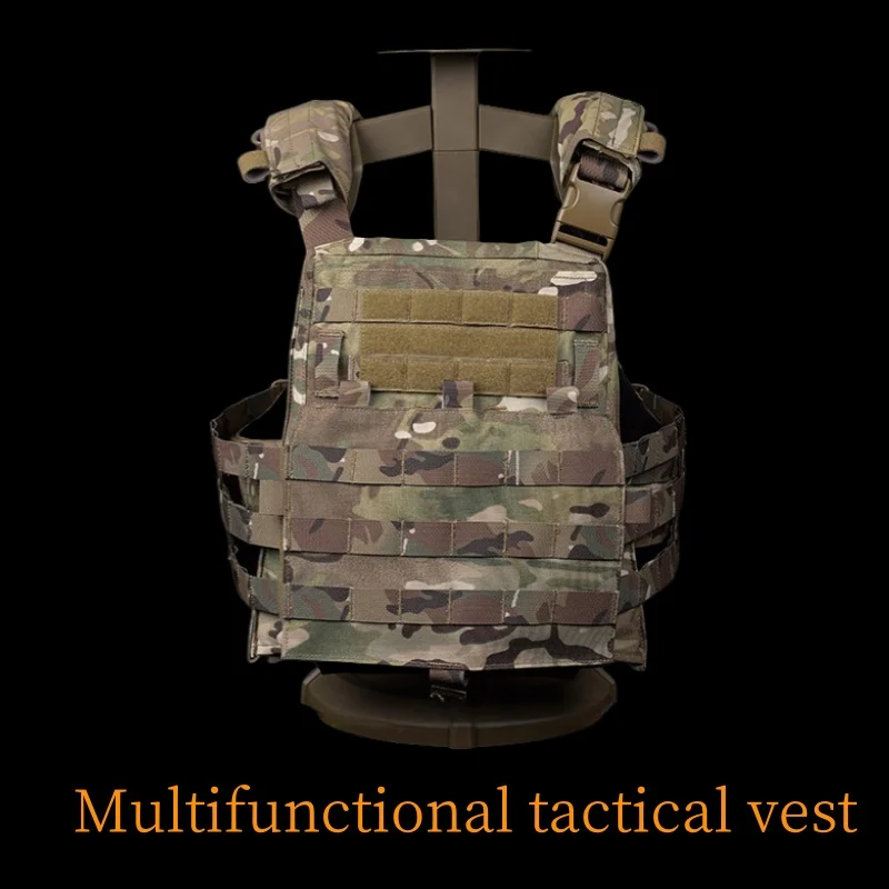 

AVS MBAV Tactical Vest Hunting Military Airsoft MOLLE Vest Quick Release / Fixed Dual Mode Plate Carrier Vest