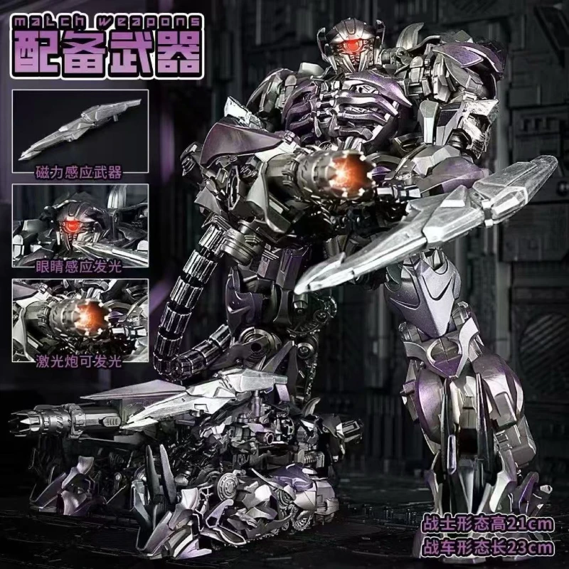 Giocattoli di trasformazione JK-17 JK17 Versione in lega Onda d'urto Robot mobile Action Figure Modello Scatola originale Collezione regalo per ragazzo Regalo