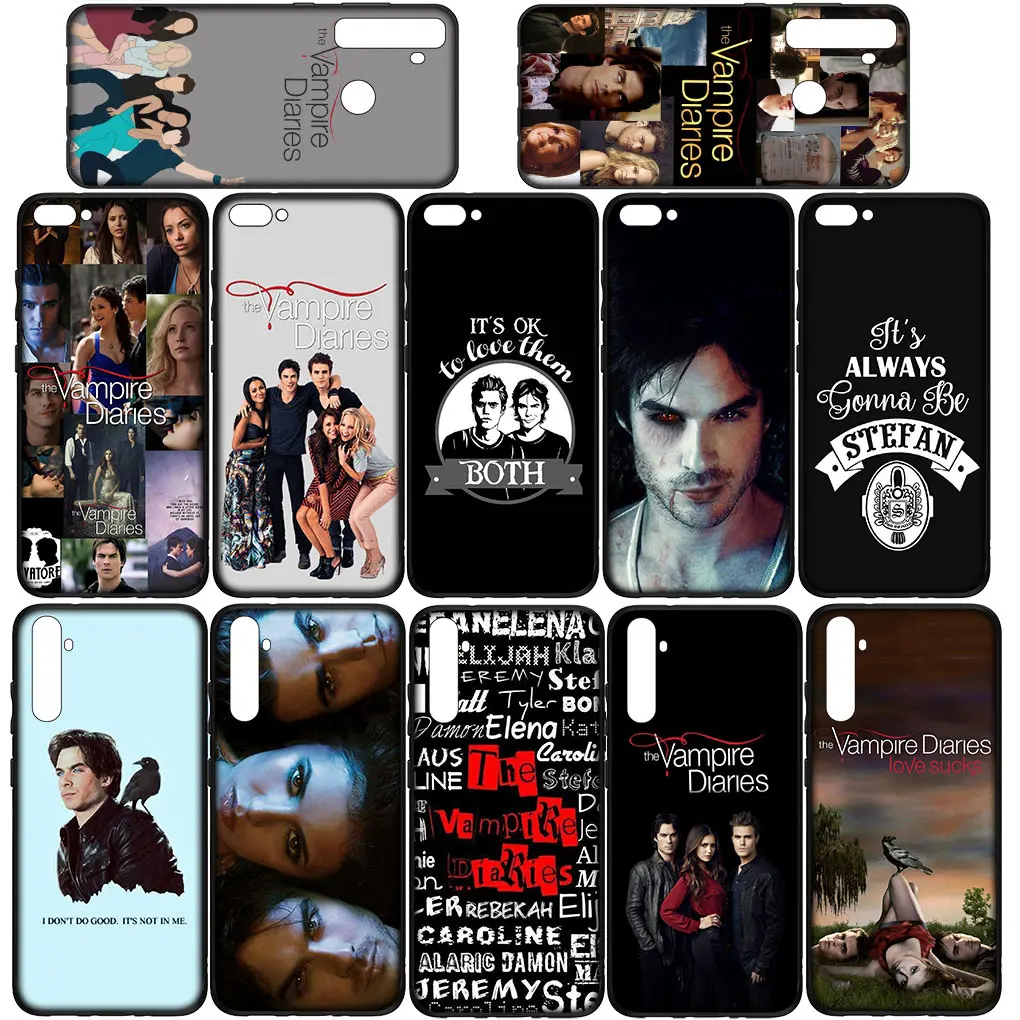 The Vampires D-Diaries TV Silicone Phone Casing for Xiaomi Redmi Note 9 8 11 Pro 4G 5G 9S 11S 9A 9C NFC 9T 8A Cover Case